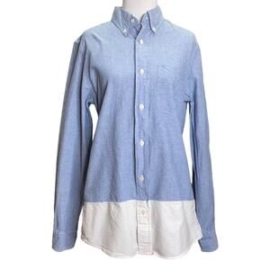 Jack Spade Warren Street NY Denim Colorblock Shirt